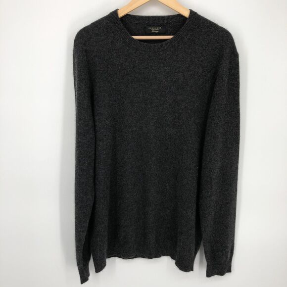 Club Room Other - Club Room Sweater Mens Large 100% Cashmere Crewneck Gray Pullover Luxury Soft